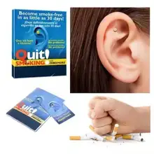 2 шт., магнитный пластырь для акупрессуры, без сигарет, для здоровья, для остановки курения, против дыма, пластырь для бездымного курения