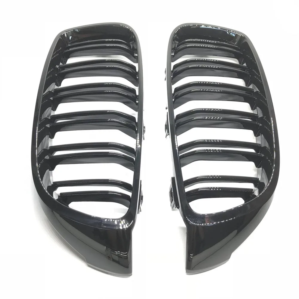 F32 F33 F36 F80 M3 F82 F83 ABS передняя решетка радиатора для BMW 4 серии глянцевая черная