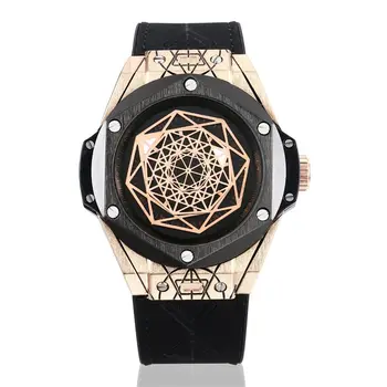 

Rubber Irregular Shape Mechanical Watch Tag Men's Automatic Skeleton Watch Waterproof Watch Brand Design