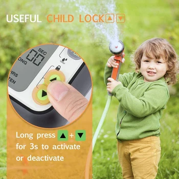 

Waterproof Lawn Outdoor With Rain Sensor Adjustable LCD Screen Home Water Timer Garden Automatic Irrigation Tool Controller