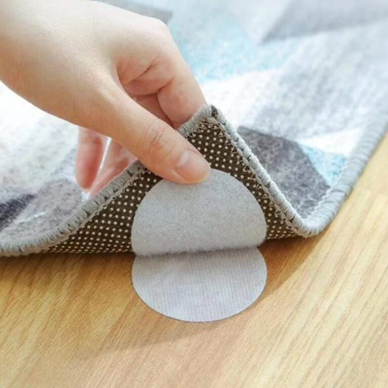 10 Pairs Strong Self Adhesive Fastener Dots Stickers Hook Loop Tape for Bed Sheet Sofa Mat Carpet Anti Slip Pads | Дом и сад