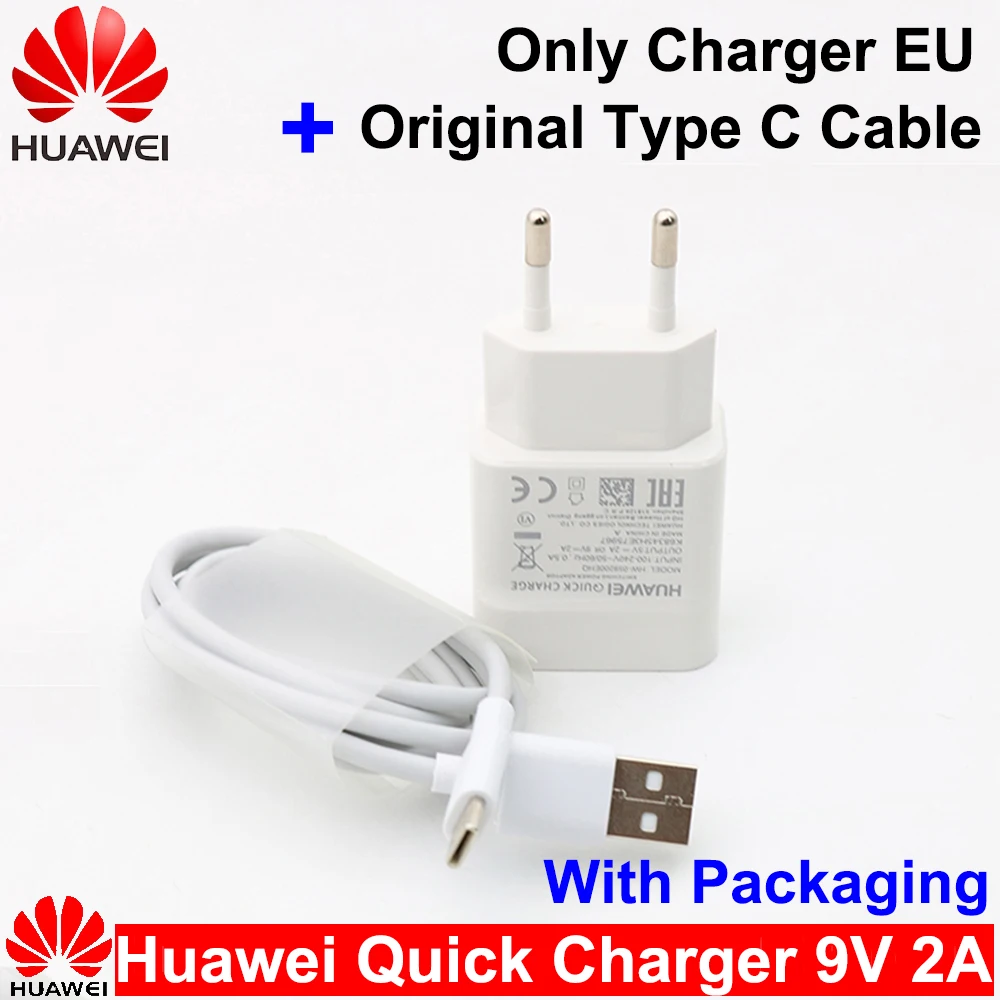 Huawei 9V2A UK/EU/US Fast Charger QC2.0 Quick Fast Charge Adapter Type C/Micro USB Cable For Mate 7 8 10Lite P8 9 10Lite Honor 8 usb charger Chargers