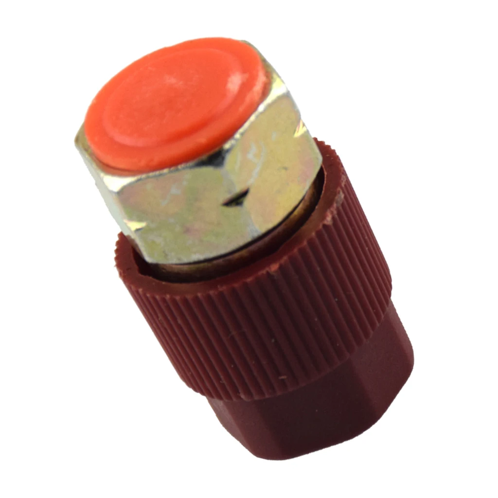 3/8 High Side A/C Service Charging Port Adapter Retrofits R12 to R134a with Cap Dropshipping