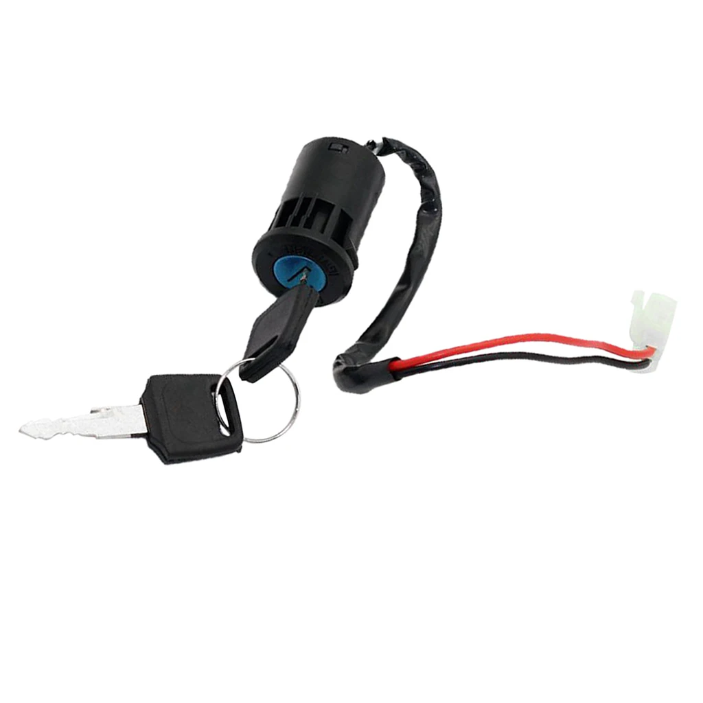 2 Wires Ignition Switch with 2 Keys On-Off Lock for Electrical Scooter, ATV, Pocket Bikes 2 Wires Ignition Switch with 2 Keys On-Off Lock for Electrical Scooter, ATV, Pocket Bikes