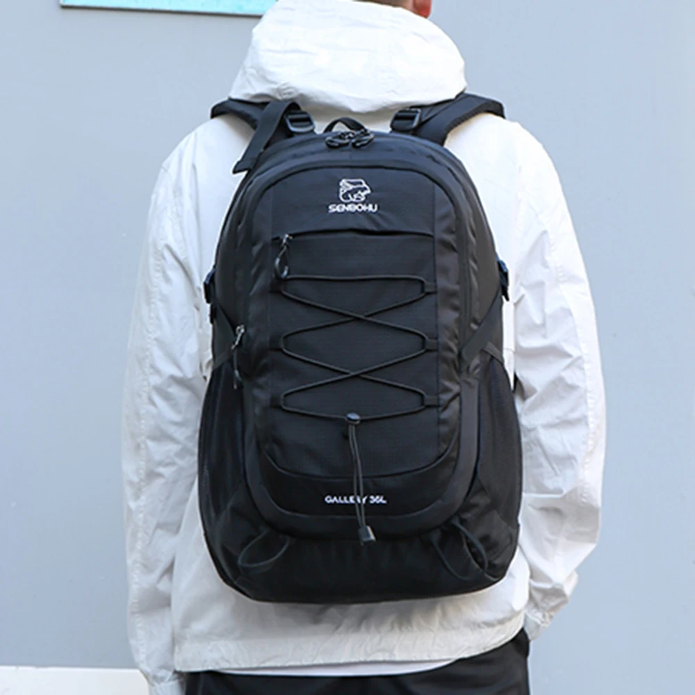 35L водонепроницаемый велосипедный рюкзак, вентилируемый, для велоспорта, альпинизма, путешествий, бега, портативный рюкзак, для спорта на открытом воздухе, сумка для воды, mochila