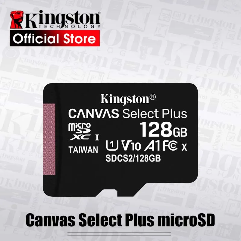 Kingston Canvas Select Plus 16GB 32GB 64GB 128GB 256GB 512GB microSDHC microSDXC 