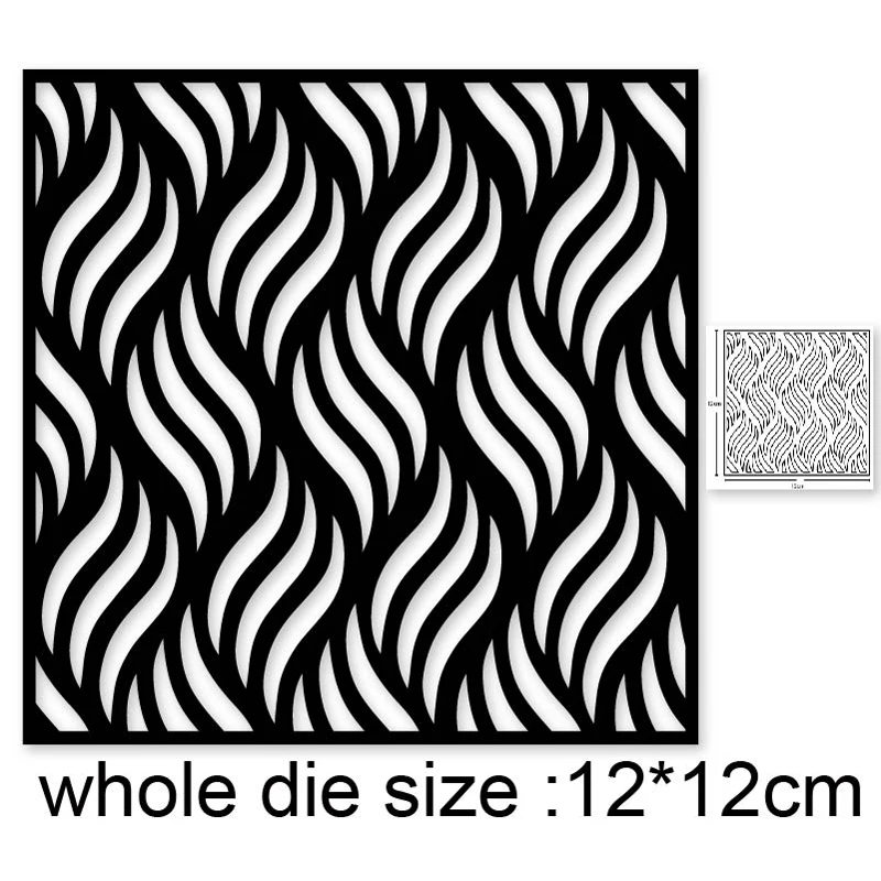 

Craft dies Lace Wave Background Frame Metal Cutting Dies Stencils for Scrapbooking dies Card Making Embossing Dies New Dies 2020