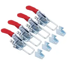 4 pièces pinces à bascule métal Horizontal dégagement rapide antidérapant outil à main pince à bascule verticale pince à main outil 163kg/360lbs