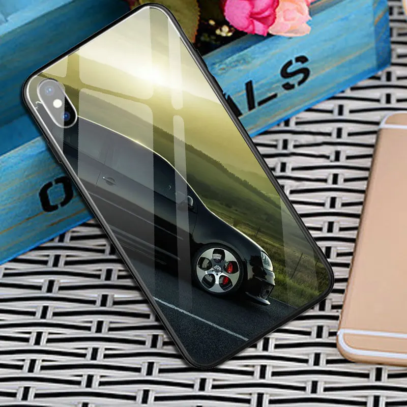 Golf 7 Gti Edition 40 Clubsport Tempered Glass Mobile Phone Cases For Iphone 5 5s Se X Xr Xs 11 Pro Max 6 6s 7 8 Plus Bags Phone Case Covers Aliexpress