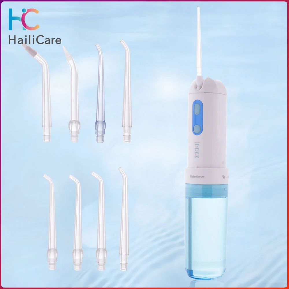 

Rechargeable Oral Irrigator Water Flosser Portable Water Jet Dental Flosser IPX7 Waterproof Teeth Cleaning Hygiene Travel Kit