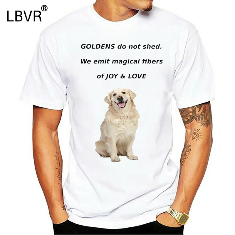 Golden retrievers shed we emit joy love t t