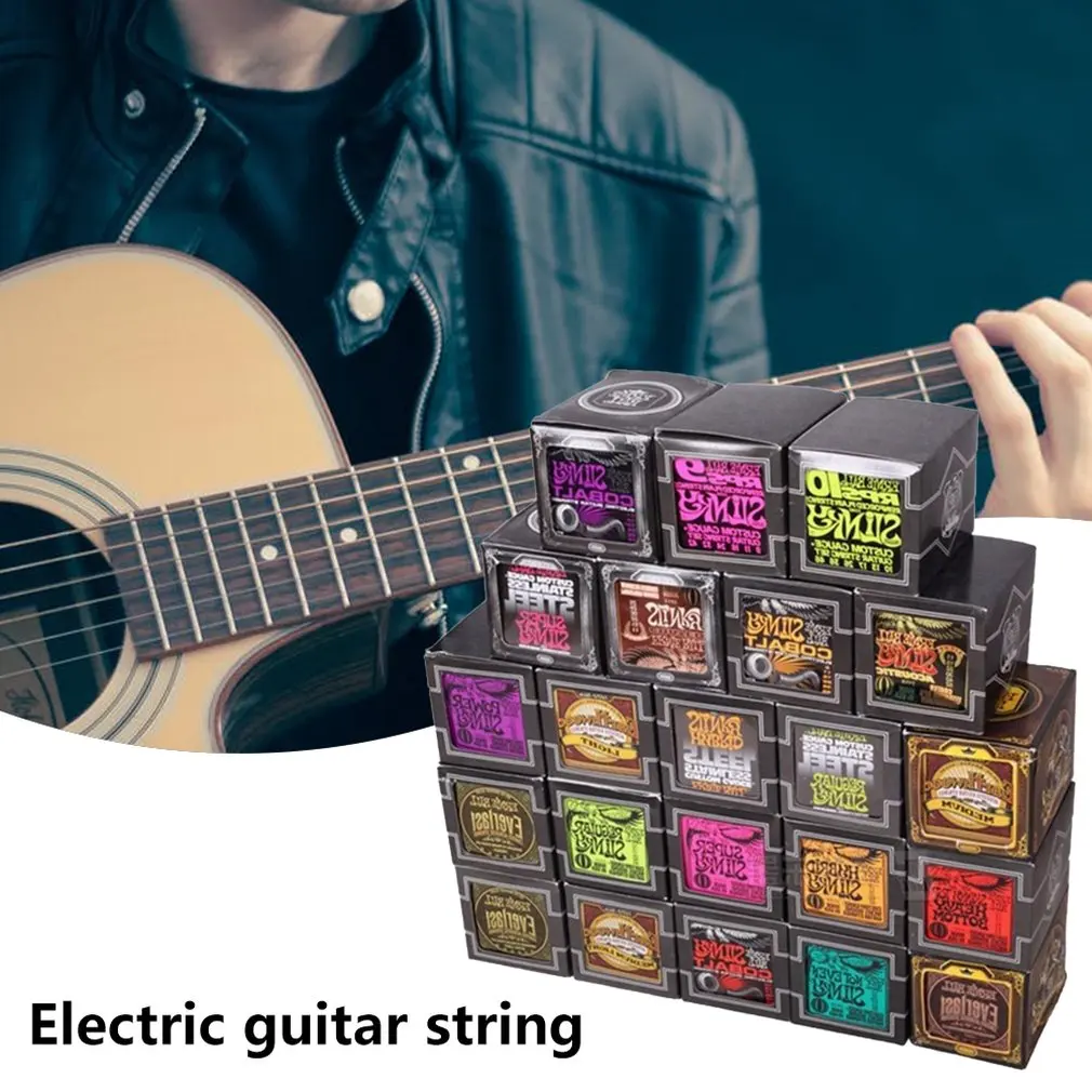 

Original Ernie Ball Super Slinky Electric Guitar Strings 009 010 Nickel Wound 6 Strings Guitar For Electric Guitar Accessories