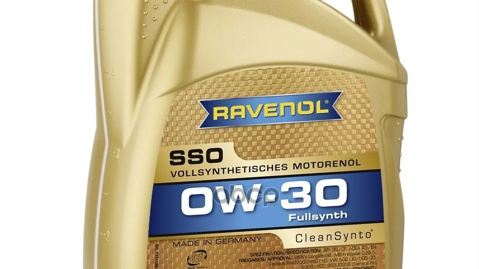 Ravenol (promotion 4 + 1) engine oil synthetic SSO 0w-30 (5L) | Автомобили и мотоциклы
