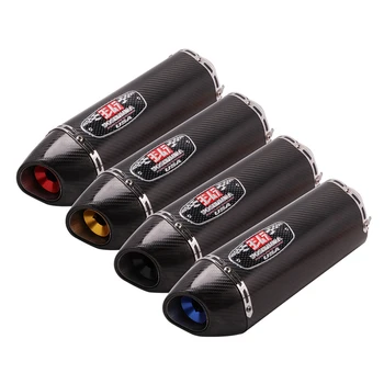 

51MM Universal Motorcycle Exhaust yoshimura Exhaust Pipe escape moto Carbon Fiber With DB Killer Muffler For R1 R6 Z900 KTM390