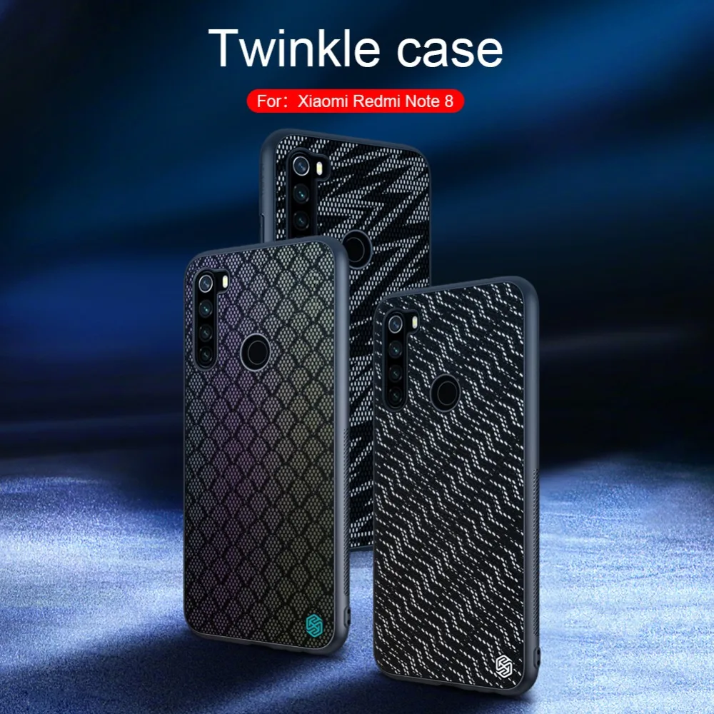 Для Xiaomi Redmi Note 8 чехол Nillkin глянцевый модный силиконовый Тонкий Мягкий тканевый чехол для телефона для Xiaomi Redmi Note 8 задняя крышка