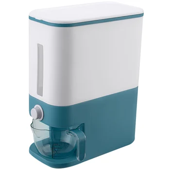 

Metering rice bucket Japanese style 24 kg household rice tank rice box automatic rice out of insects and moisture-proof sealed r