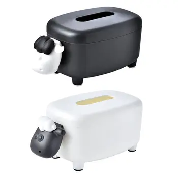 

Cartoon Sheep Tissue Cover Box Napkin Holder Container Phone Stand Organizer