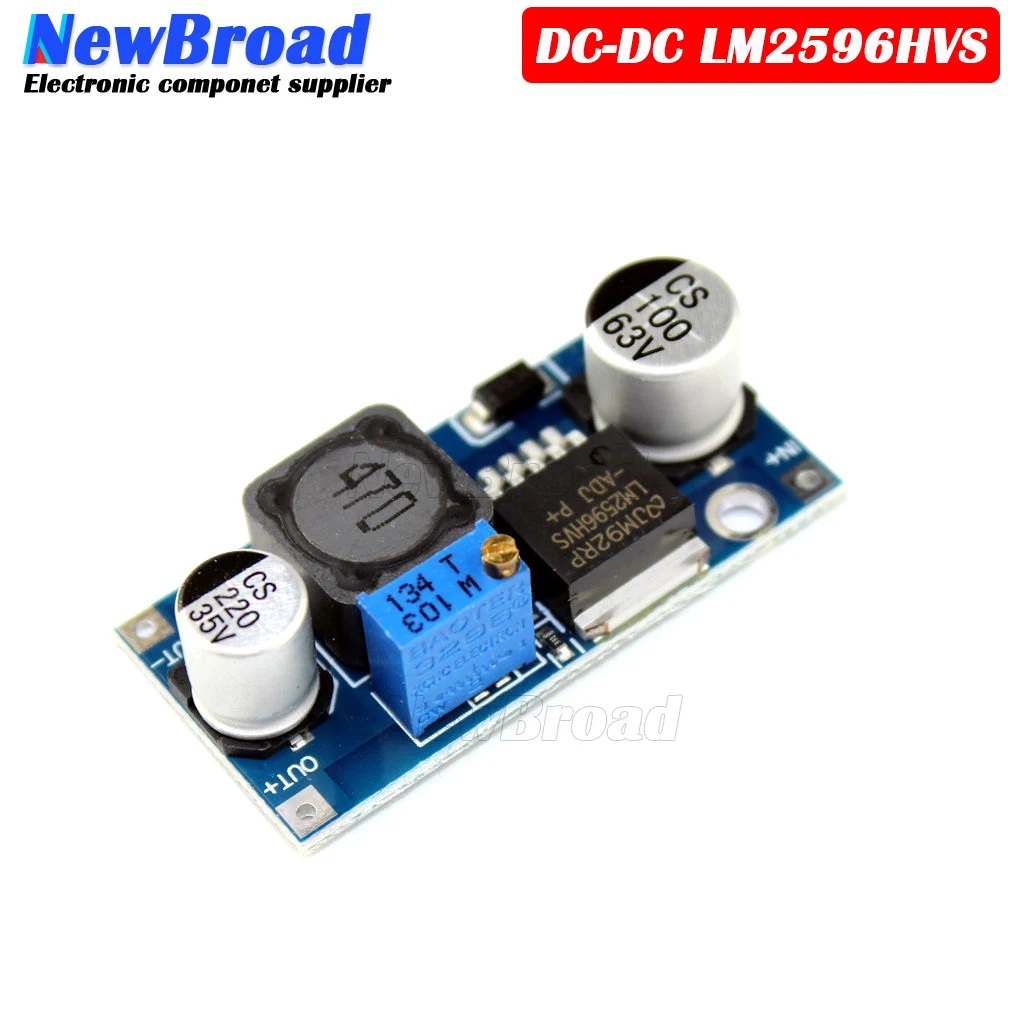 1 шт. LM2596HVS LM2596 HV LM2596HV DC-DC Регулируемый понижающий преобразователь модуль питания 4