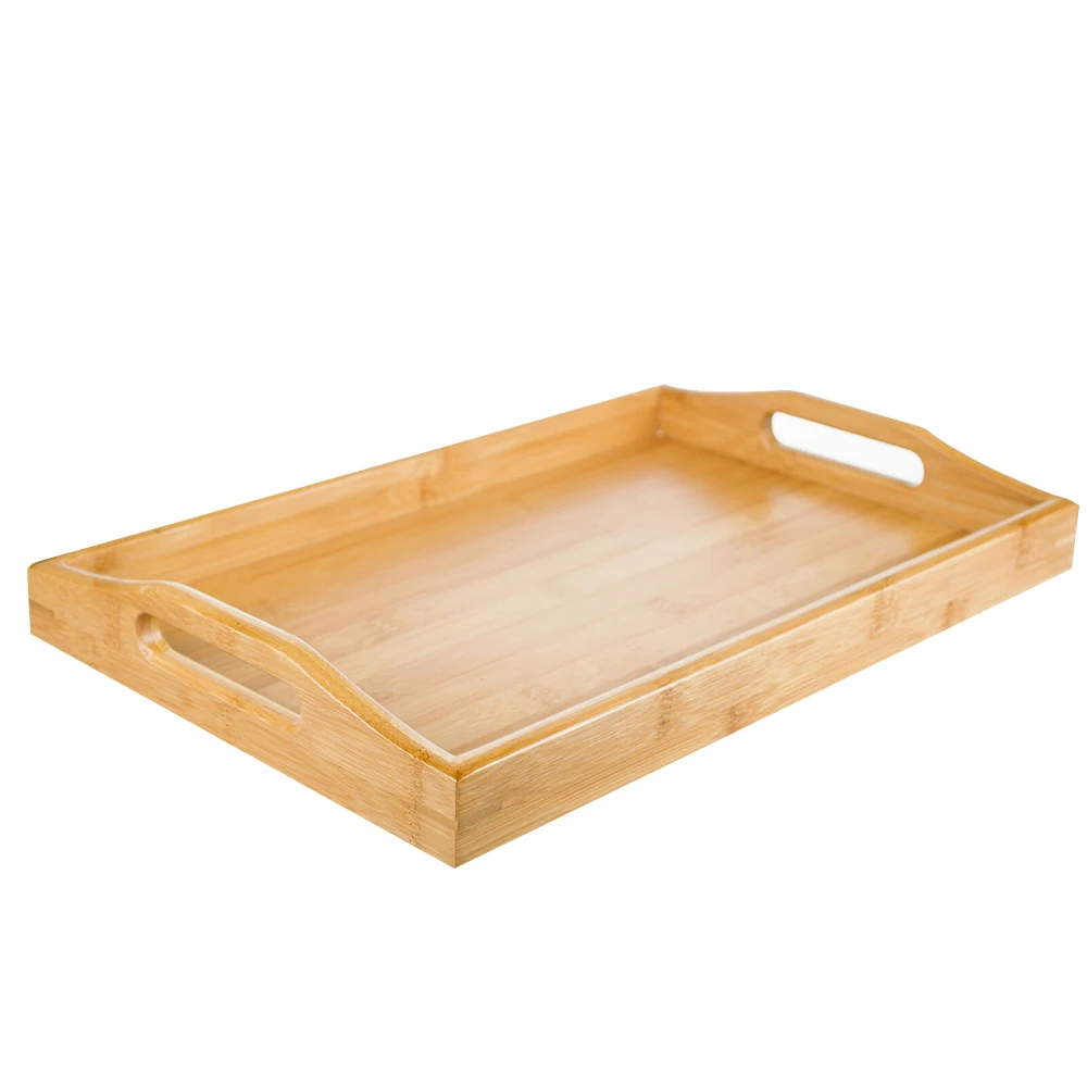 High Grade Wooden Serving Tray with Handles//Serving Tea Breakfast Wood Kitchen
