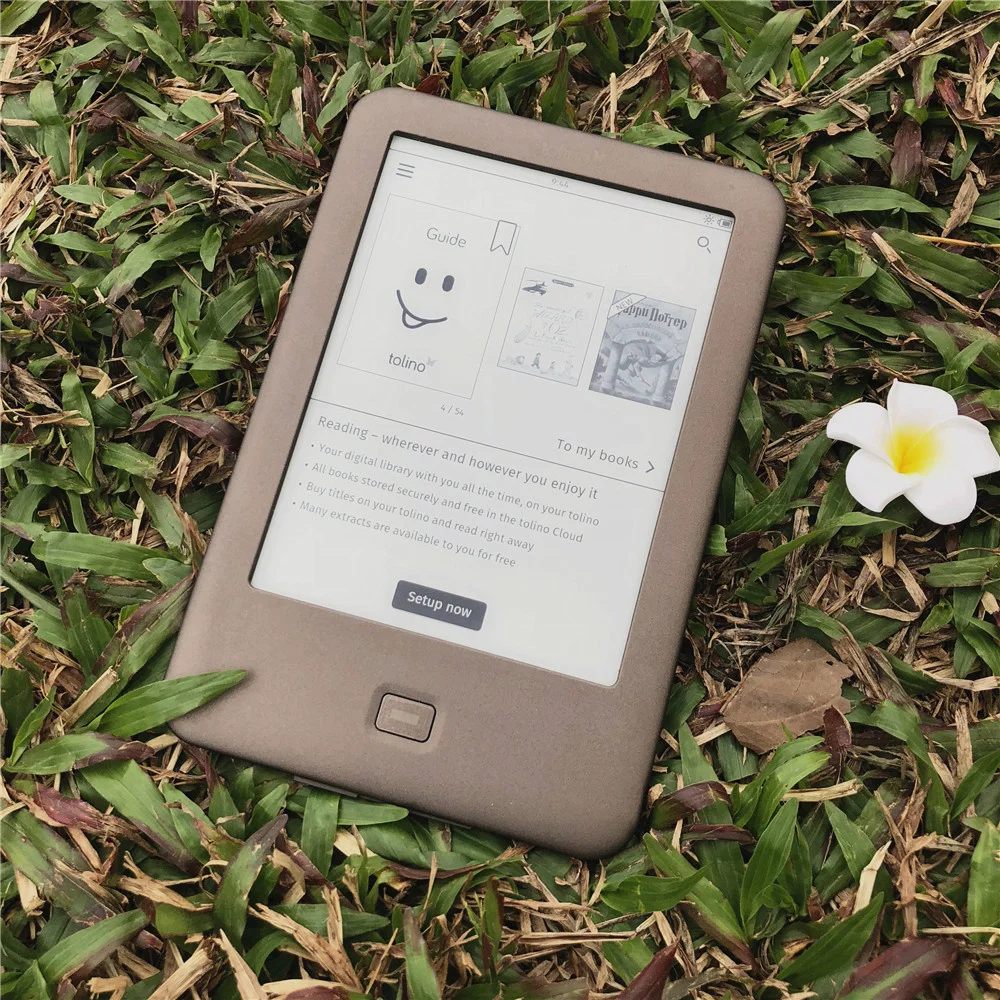 

Nice Ebook Reader e-ink HD Touchscreen 1024x758 electronic book 6 inch has back lightTolino Shine 4GB WiFi e-Book Reader