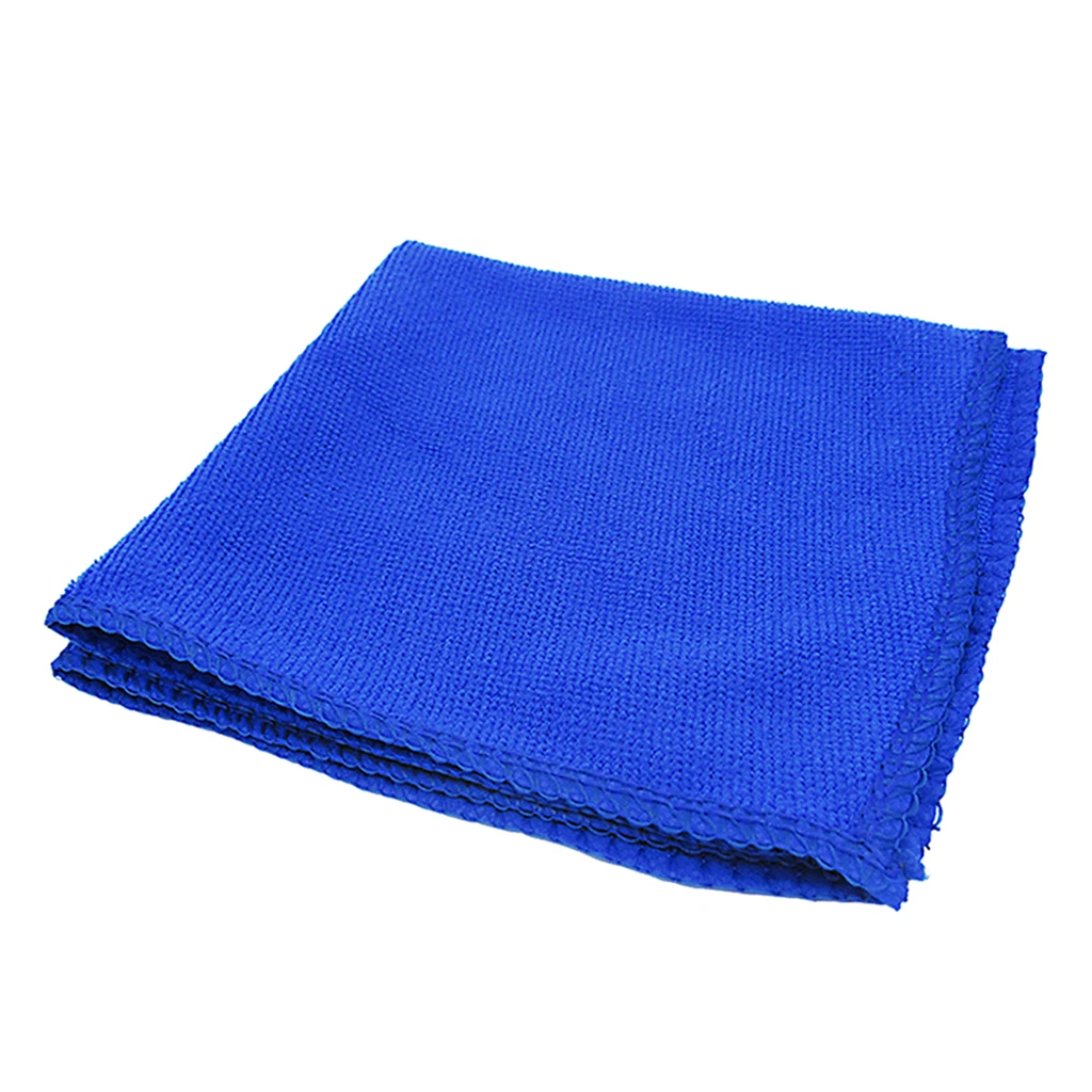 12X12”Blue Car Cleaning Towel Cloth Microfiber Ultra Soft Scratch Free