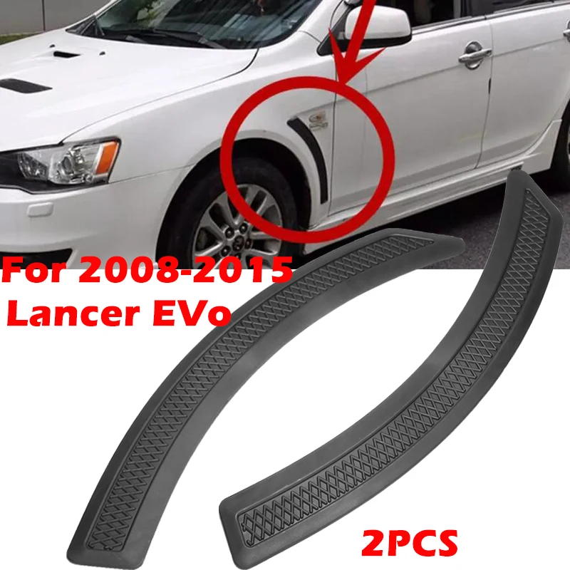 Car-Styling Fender vent decorative sticker CJ ES Evo guard For Mitsuishi Lancer EX V3 V5 V6 2009 2010 2011 2012 2013 2014 2pcs | Автомобили