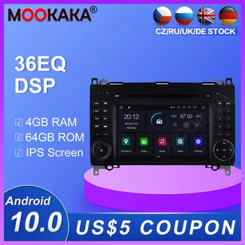 

Android 10.0 4+64G Car Radio GPS Navigation for Mercedes Benz B200/B-class/W245/B170/W169 Multimedia Player Radio stereo dsp isp