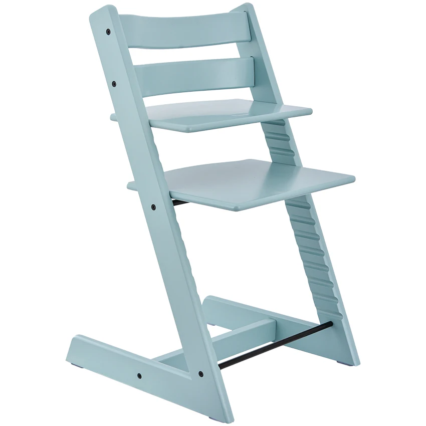 Nodic Simple Design Wooden Baby Children Chair Height Adjustable 10-58cm Solid Wood Highchairs for Kids Feeding Dining Chair