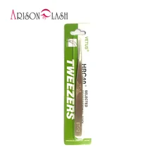 ST-15 или ST-12, 1 шт., натуральный Пинцет «VETUS», пинцет для наращивания ресниц из нержавеющей стали, сверхтонкий