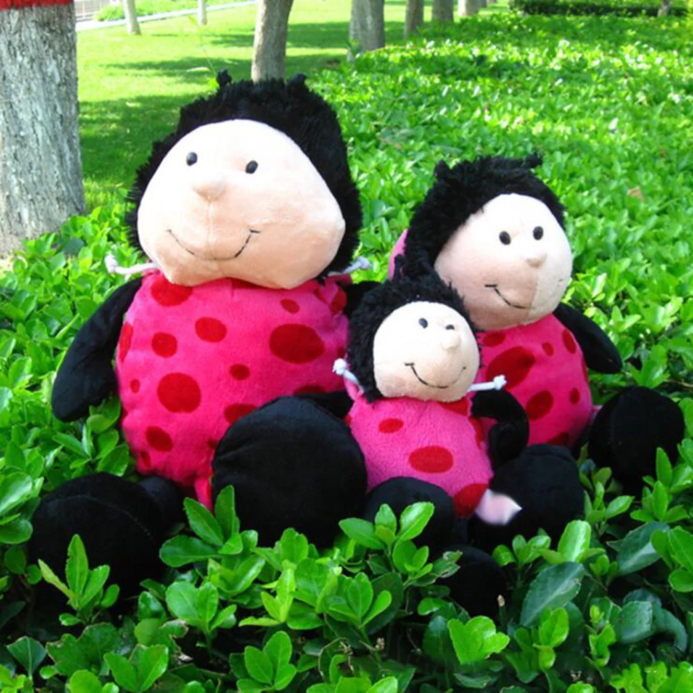 Children Plush Stuffed Toy Birthday Gift Cute Ladybug Insects