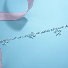 В европейском и американском стиле аксессуары стиль Открытое платье с рисунком пятиконечной звезды анклет(браслет на ногу Для женщин Красивые Простые универсальные ботильоны аксессуар-кольцо