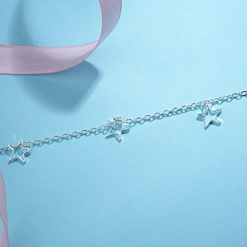 

Europe And America Accessories New Style Hollow out Five-pointed Star Anklet Women's Cool Simple Versatile Ankle Ring Accessorie