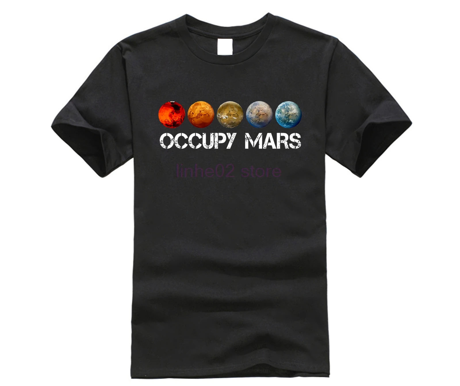 Илона маска занимают Mars футболка мужской Новейшие Уникальные футболки