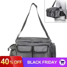 IPX4 Водонепроницаемая тканевая Рыболовная Сумка 11Л большая емкость поясная наплечная сумка-мессенджер рыболовные снасти катушка Приманка камера сумка для хранения