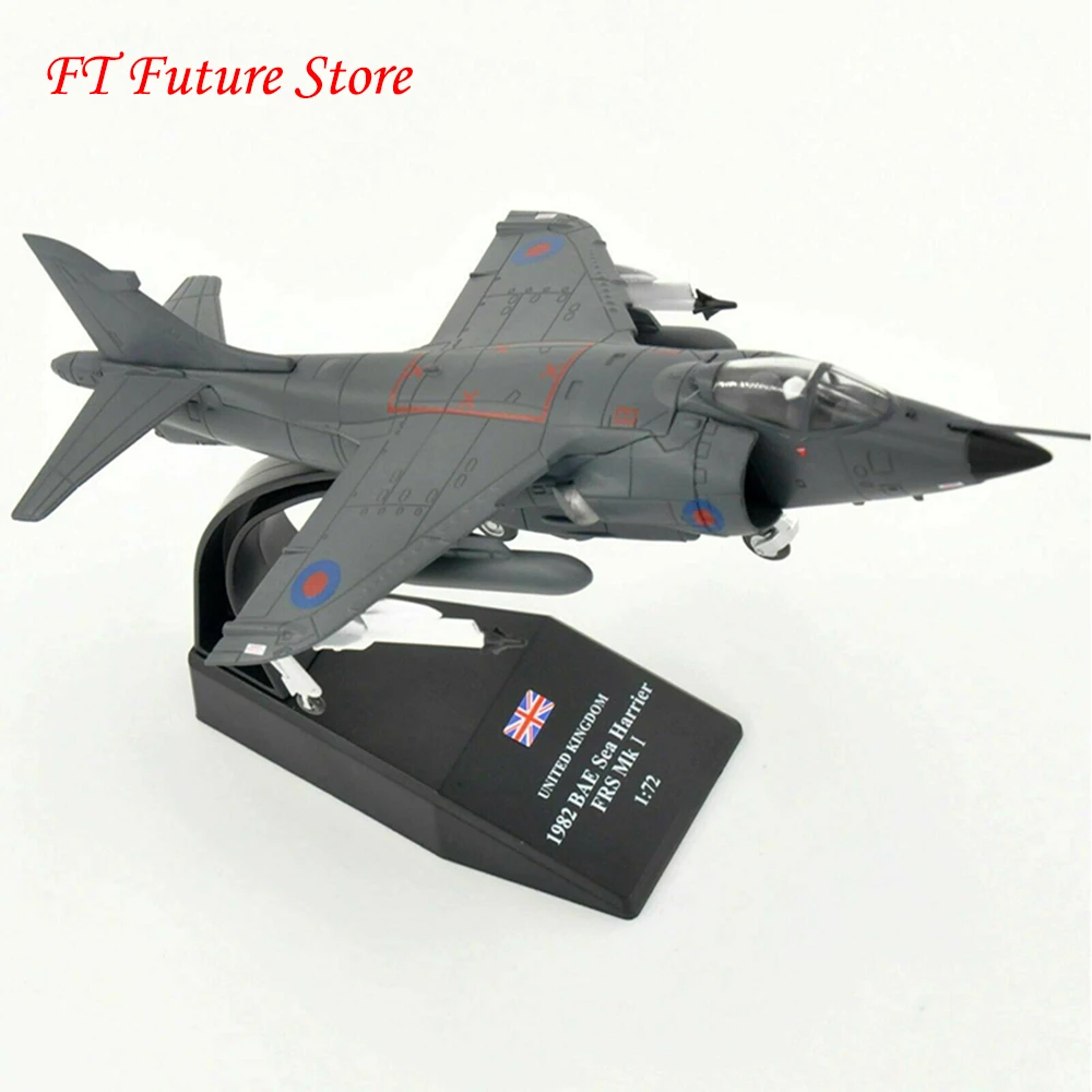 

In Stock For Fans Gifts 1/72 Scale Aircraft Airplane 1982 BAE Sea Harrier FRS MK I Fighter Model Toy for Collectons