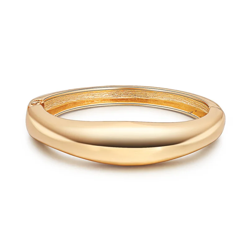 Minimalism Wide Line Alloy Bangles& Bangles Trendy Charm Bracelets Jewelry For Women Love Wedding Gifts bangle bracelet