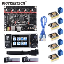 Bigtreetech btt skr v1.4 skr v1.4 turbo 32 bit placa-mãe tft24 v1.1 atualização da tela de toque skr v1.3 tmc2209 motorista do motor passo