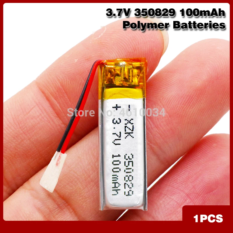 3.7v 100mah 350829 Lithium Polymer Li-po Li Ion Rechargeable Battery For  Gps Camera Power Bank Tablet Electric Toys Pad Dvd - Rechargeable Batteries  - AliExpress