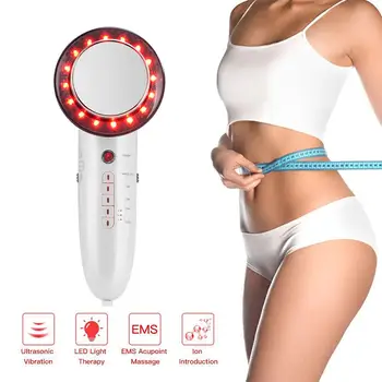 

6 In 1 RF Ultrasonic Cavitation Radio Frequency EMS Body Slimming Massager Anti Cellulite Massage Fat Burner Weight Loss Device
