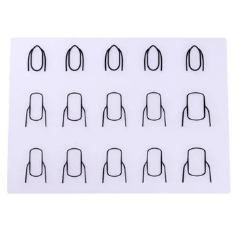 

Mini Silicone Stamping Mat Nail Practice Fingernails Template Pad For Gel Polish Magic Nail Art Manicure Tool Drop shipping
