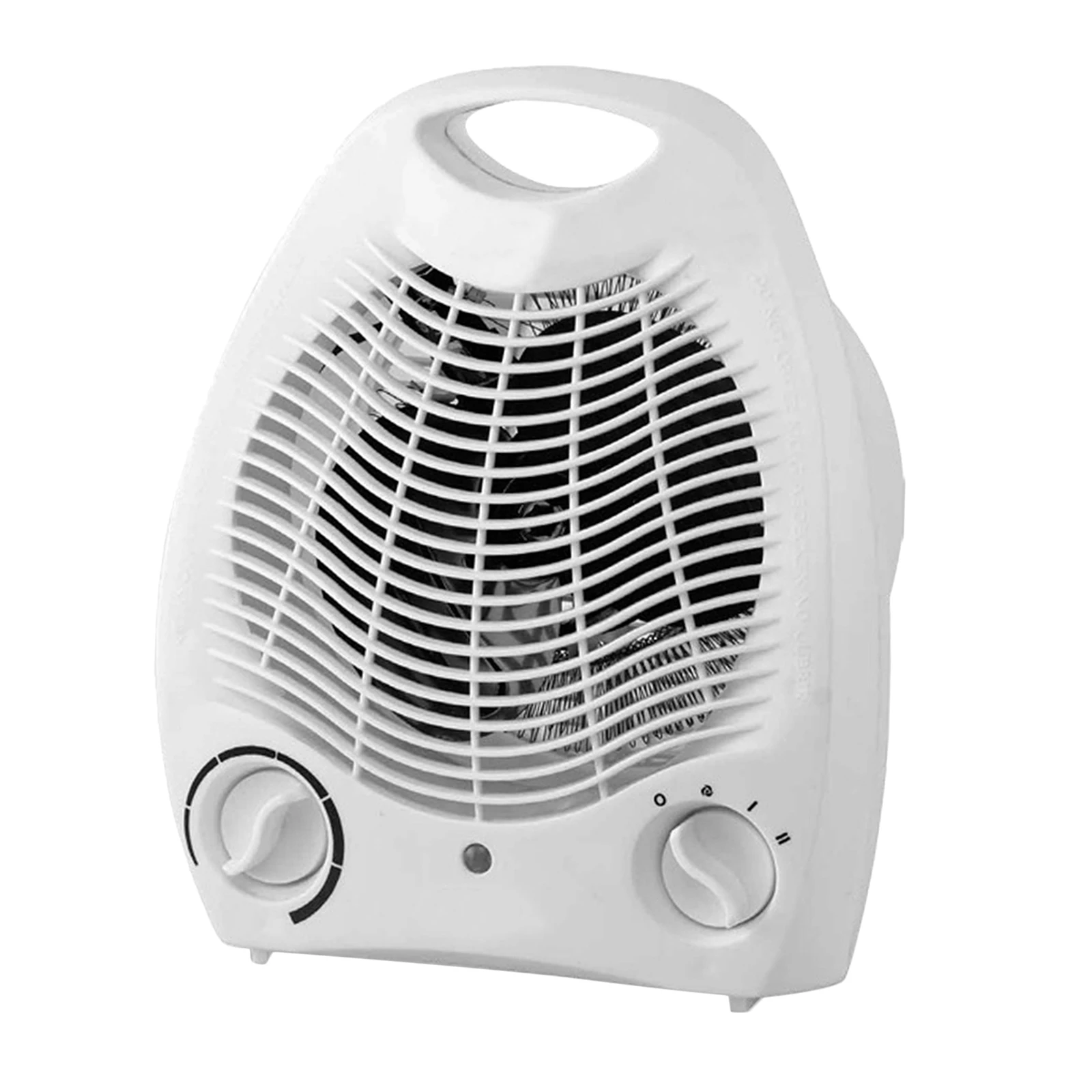 Portable Electric Space Heater 3 Settings Fan Forced Adjustable Thermostat for Office Desk and Bedroom