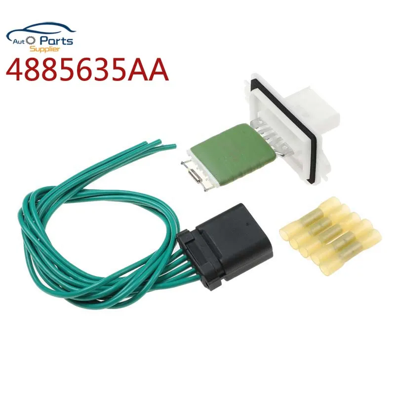 4885635AA Blower Motor Resistor for Dodge Durango 2003 2004 2005 2006 2007 2008 2009 Dakota Chrysler Aspen 5061575AA 04885635AB |