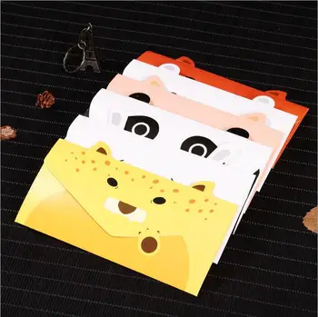 

10pcs Creative Children Cartoon Envelope Holiday birthday new year thanksgiving blessing Gift Small Paper Envelope