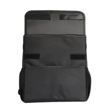 Портативный автомобильный мешок для мусора герметичная Автомобильная спинка сиденья мусорная банка с крышкой Органайзер для хранения карманы для путешествий наружный интерьер автомобиля