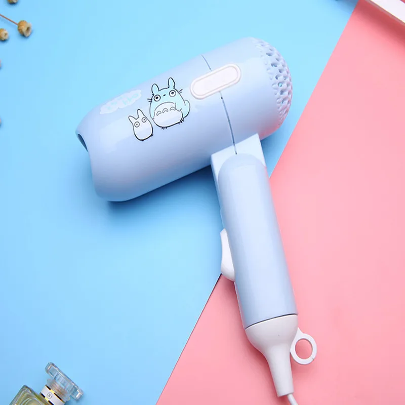 

ITAS77019 Cartoon Fashion Hair Dryer Student Dormitory Home Appliances Hair Dryer Portable, Compact and Foldable High Power