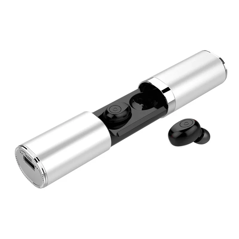 Карта памяти F9 TWS Bluetooth 5,0 - Цвет: Серебристый