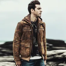 Осень зима натуральная кожа куртка размера плюс винтажная мотоциклетная мужская кожаная куртка Chaqueta Cuero Hombre M-129 YY771