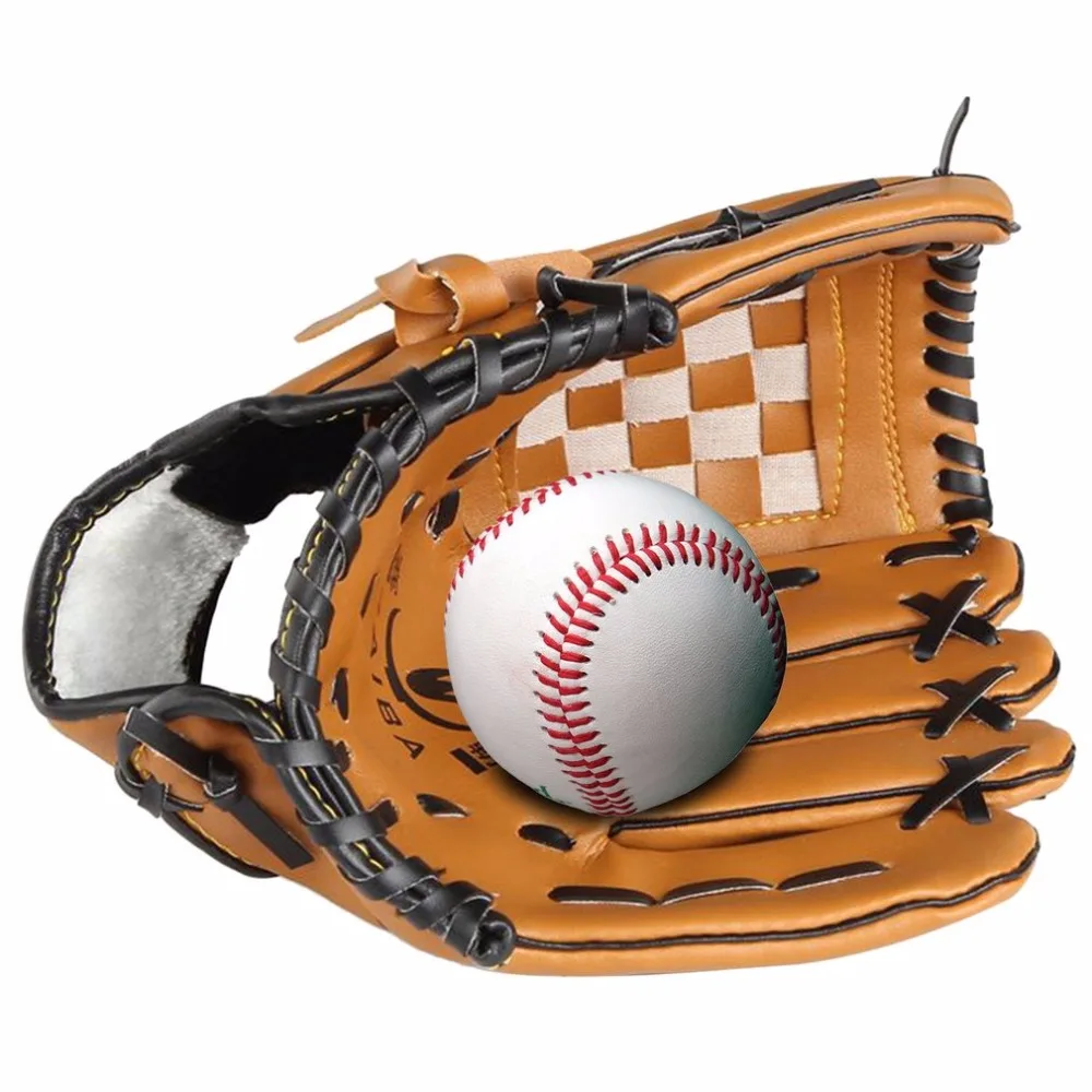 Top Sale Pu Leather Baseball Glove Left Hand 10.5/12.5 Inch Baseball Softball Training Gloves Guantes Beisbol Wholesale