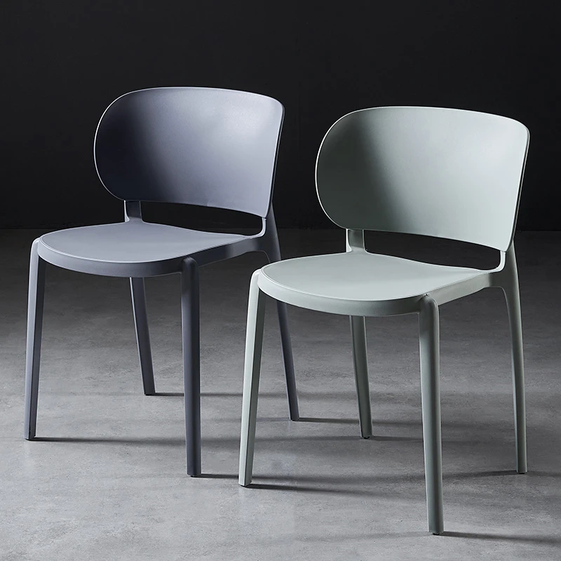 

Northern Europe Modern Dinning Chair Concise Plastic Leisure Time Chair Household Negotiate Desk Chair Dawdler Backrest