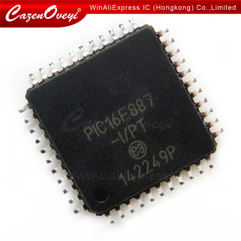 10 шт./лот PIC16F887-I/PT TQFP-44 IC в наличии | Электронные компоненты и принадлежности